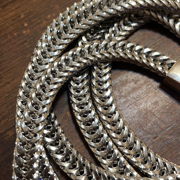 Silver tone chain replacement strap - Picture 7 of 8